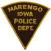 United States Marengo Iowa Police Dept. Cloth Patch Badge