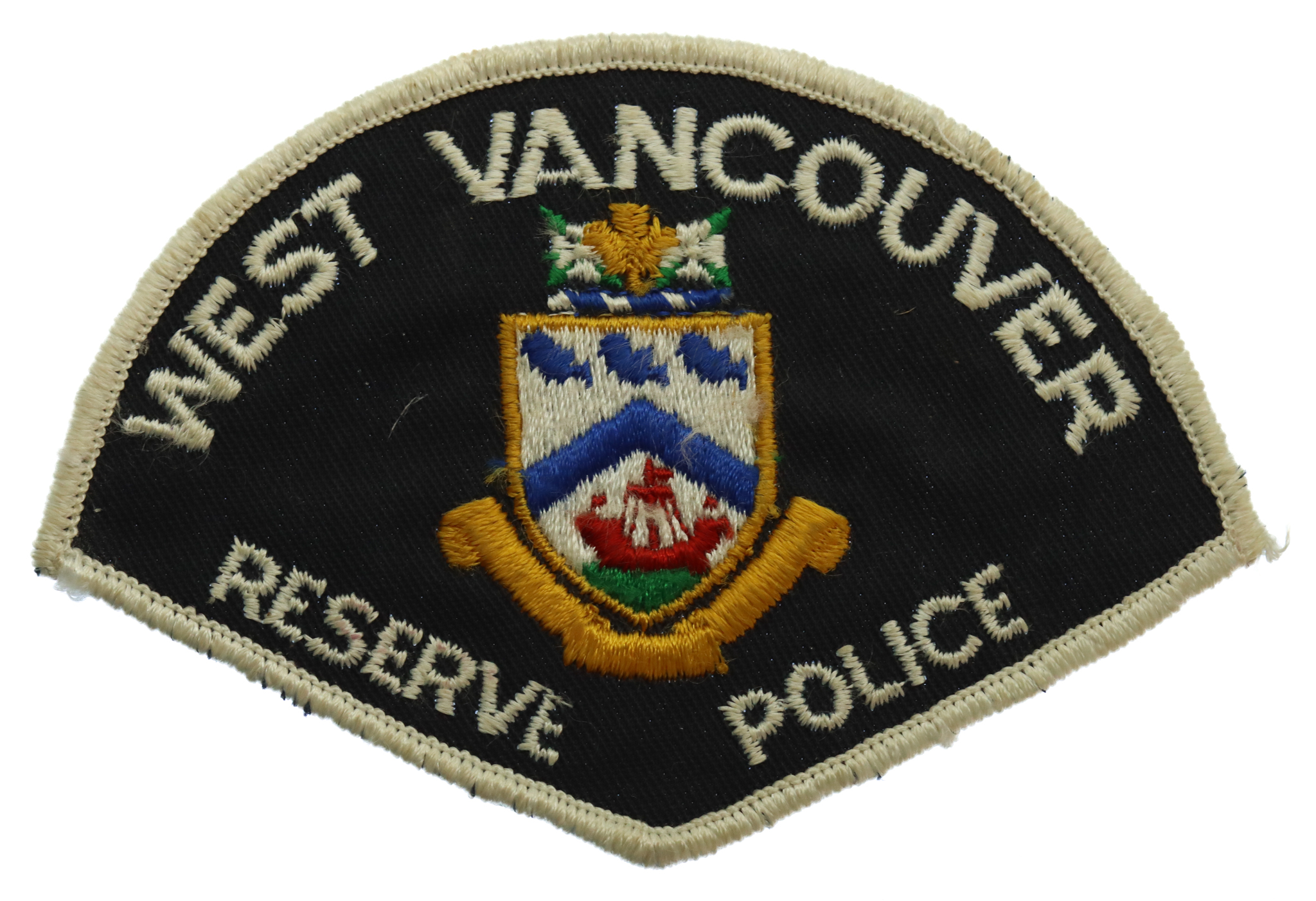 Canadian West Vancouver Reserve Police Cloth Patch Badge