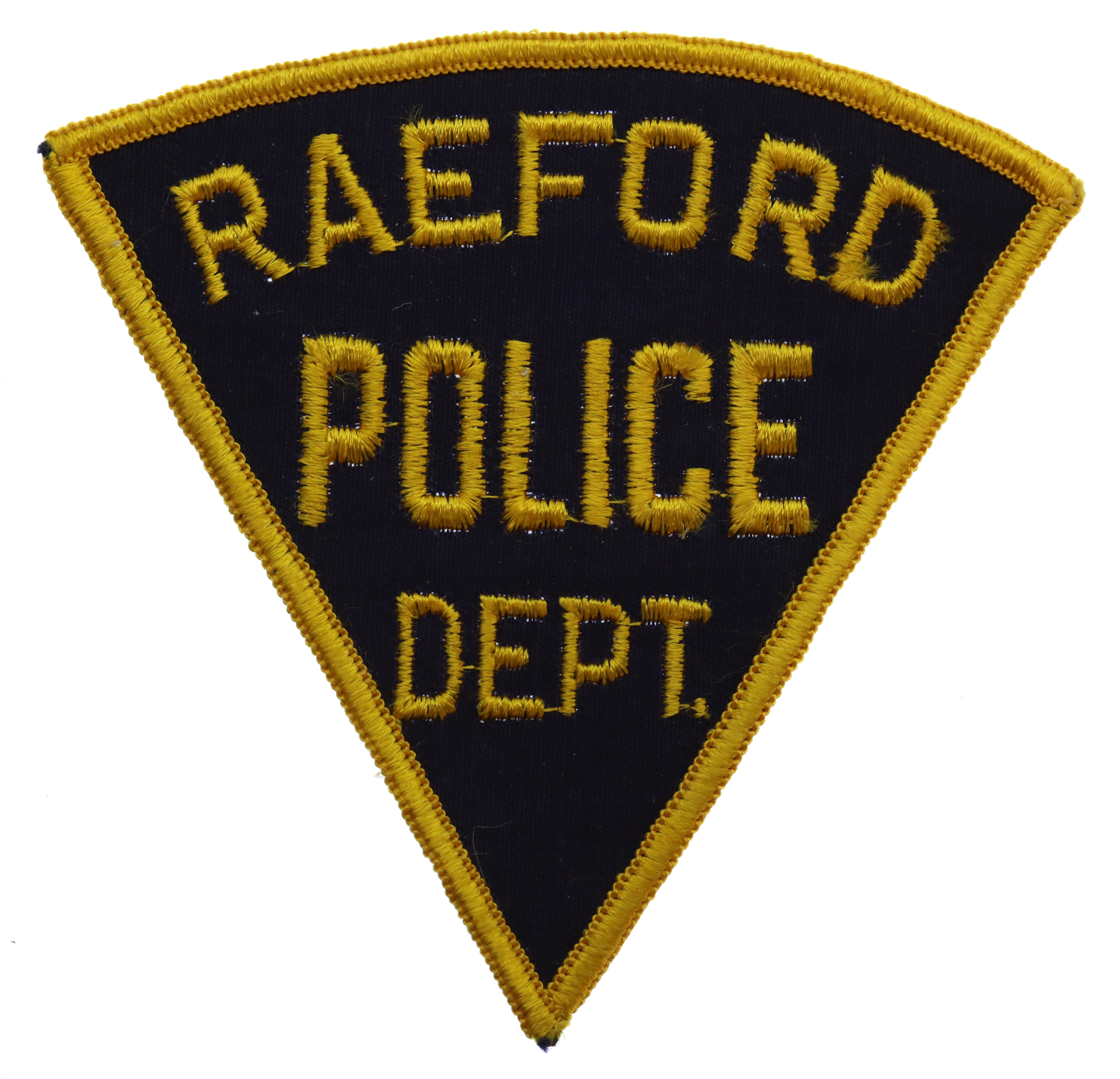 United States Raeford Police Dept. Cloth Patch Badge