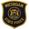 United States Michigan State Police Cloth Patch Badge