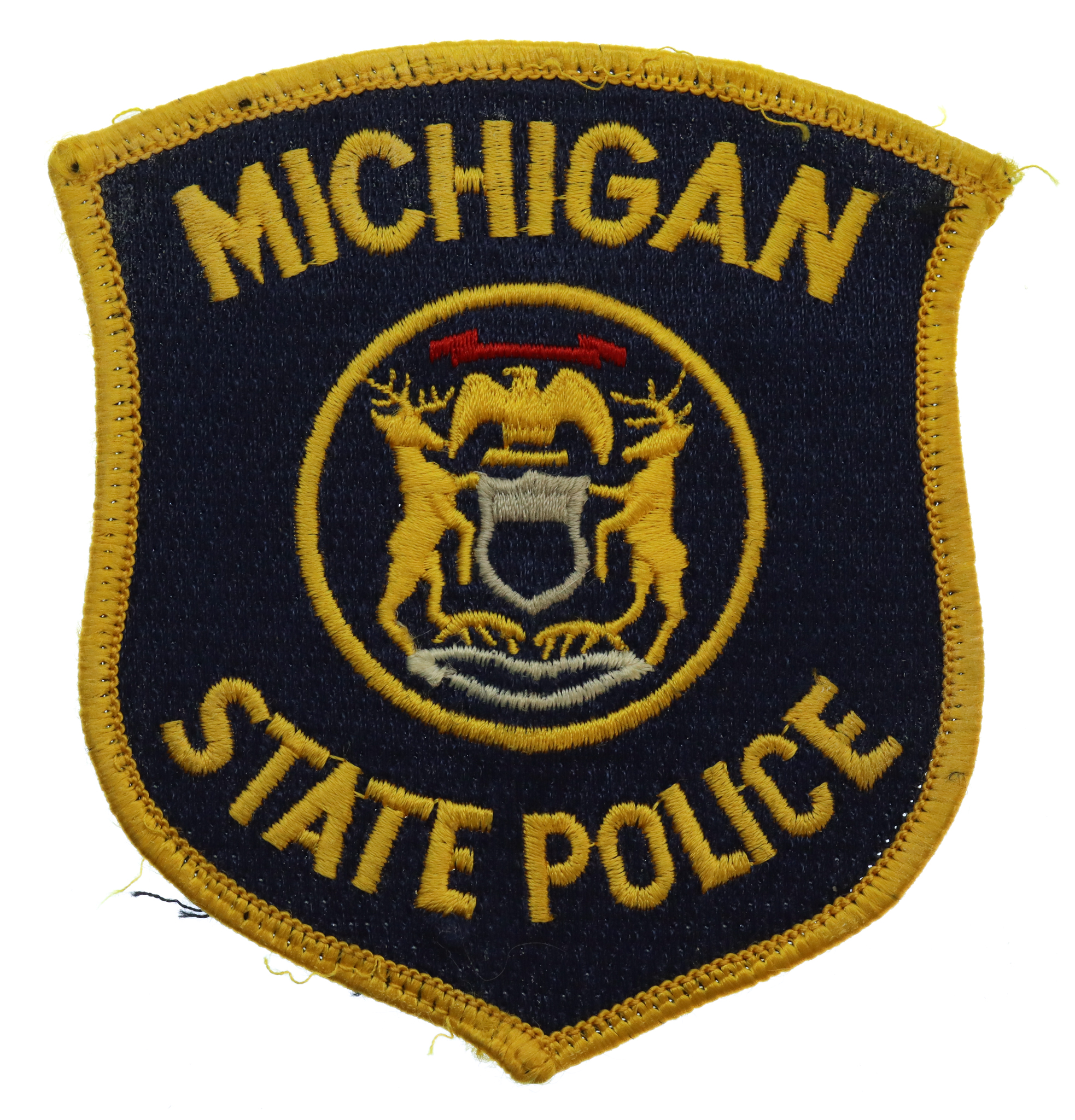 United States Michigan State Police Cloth Patch Badge