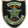 United States Polk County Deputy Sheriff's Dept. Cloth Patch Badge