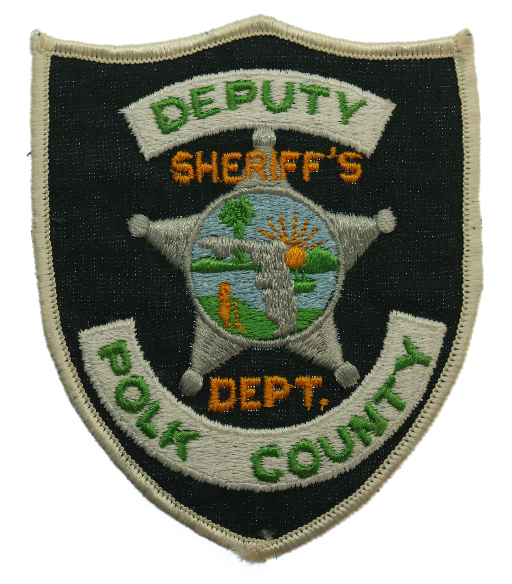 United States Polk County Deputy Sheriff's Dept. Cloth Patch Badge
