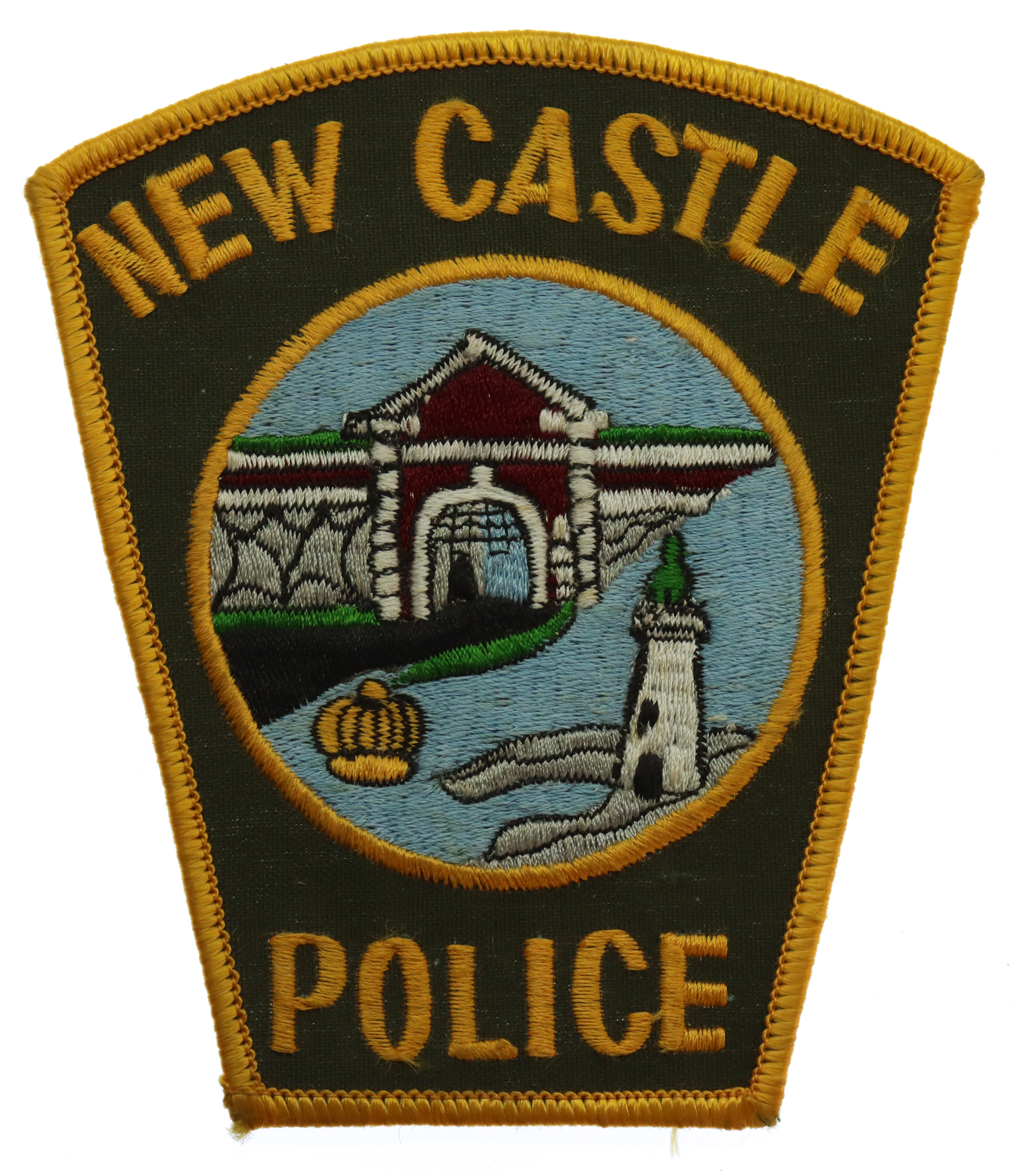 United States New Castle Police Cloth Patch Badge