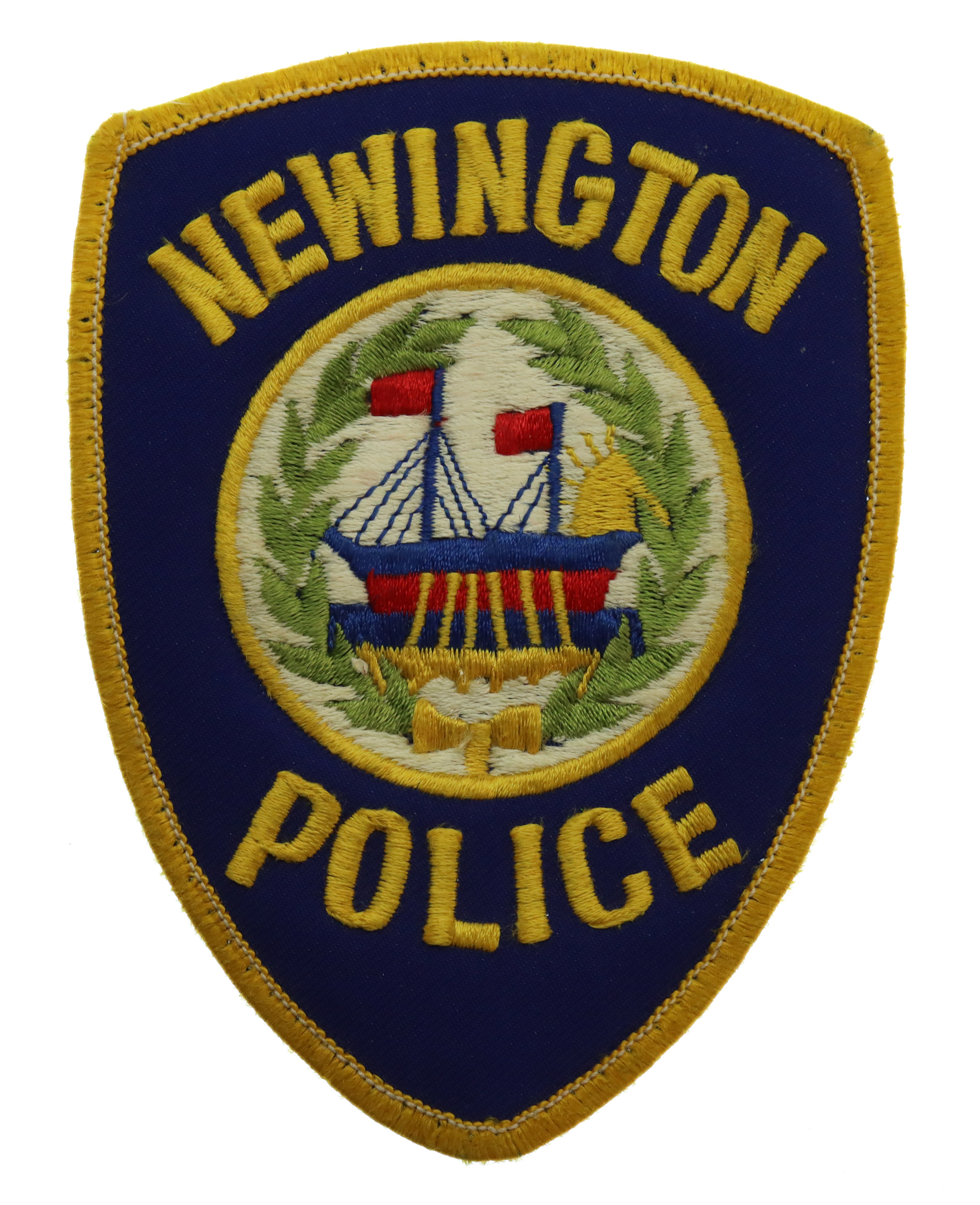 United States Newington Police Cloth Patch Badge
