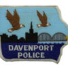 United States Davenport Police Cloth Patch Badge