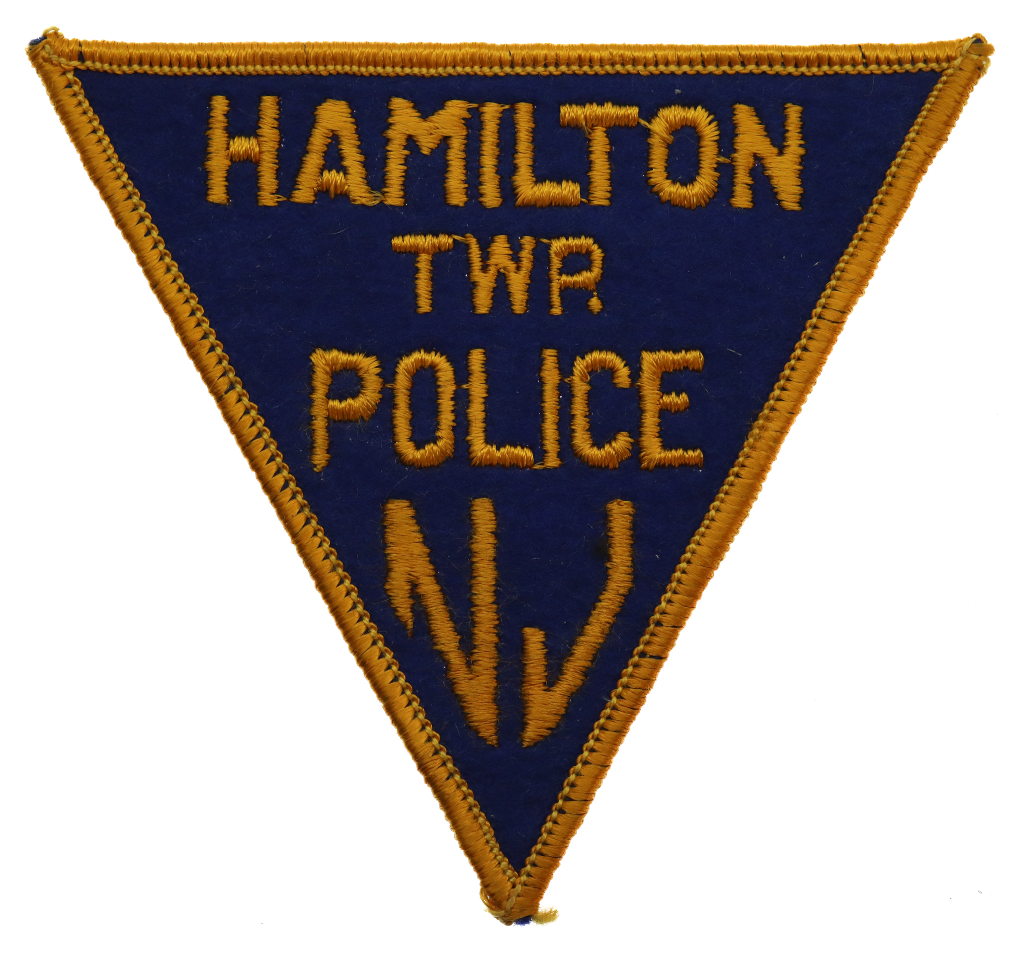 United States Hamilton TWP Police NJ Cloth Patch Badge