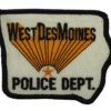 United States West Des Moines Police Dept. Cloth Patch Badge