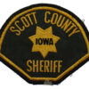 United States Scott County Sheriff Iowa Cloth Patch Badge