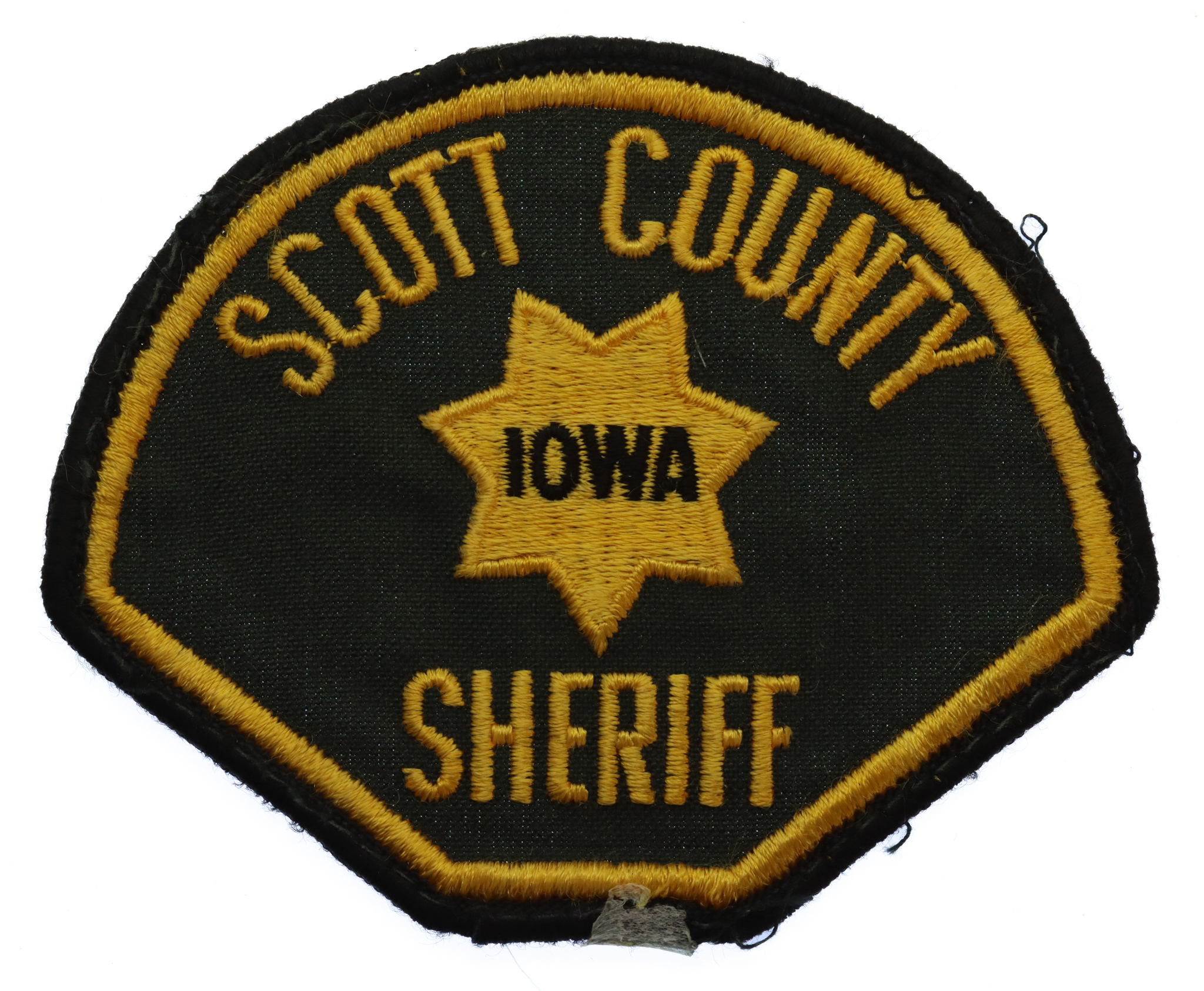 United States Scott County Sheriff Iowa Cloth Patch Badge