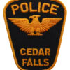United States Cedar Falls Police Cloth Patch Badge