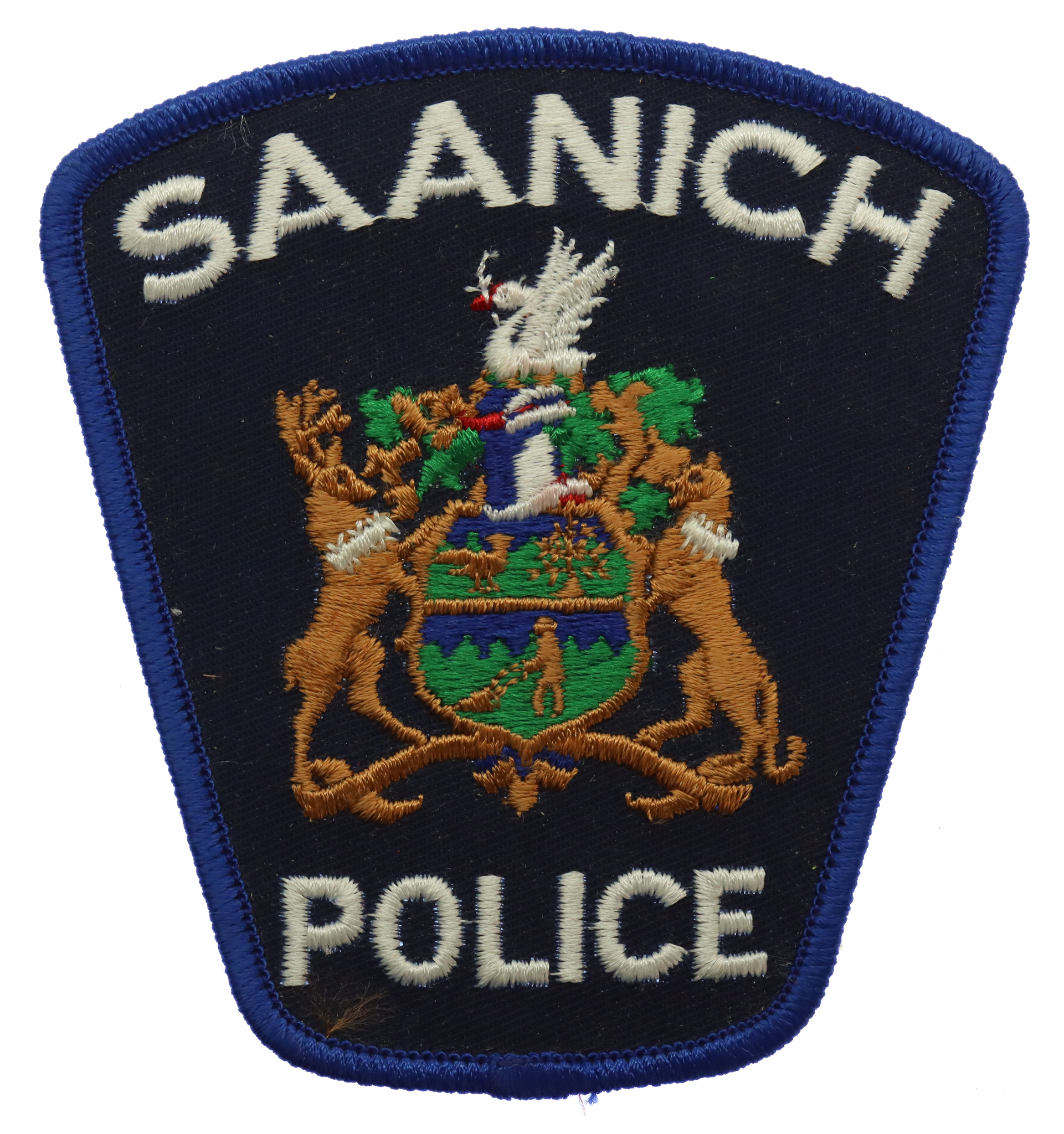Canadian Saanich Police Cloth Patch Badge