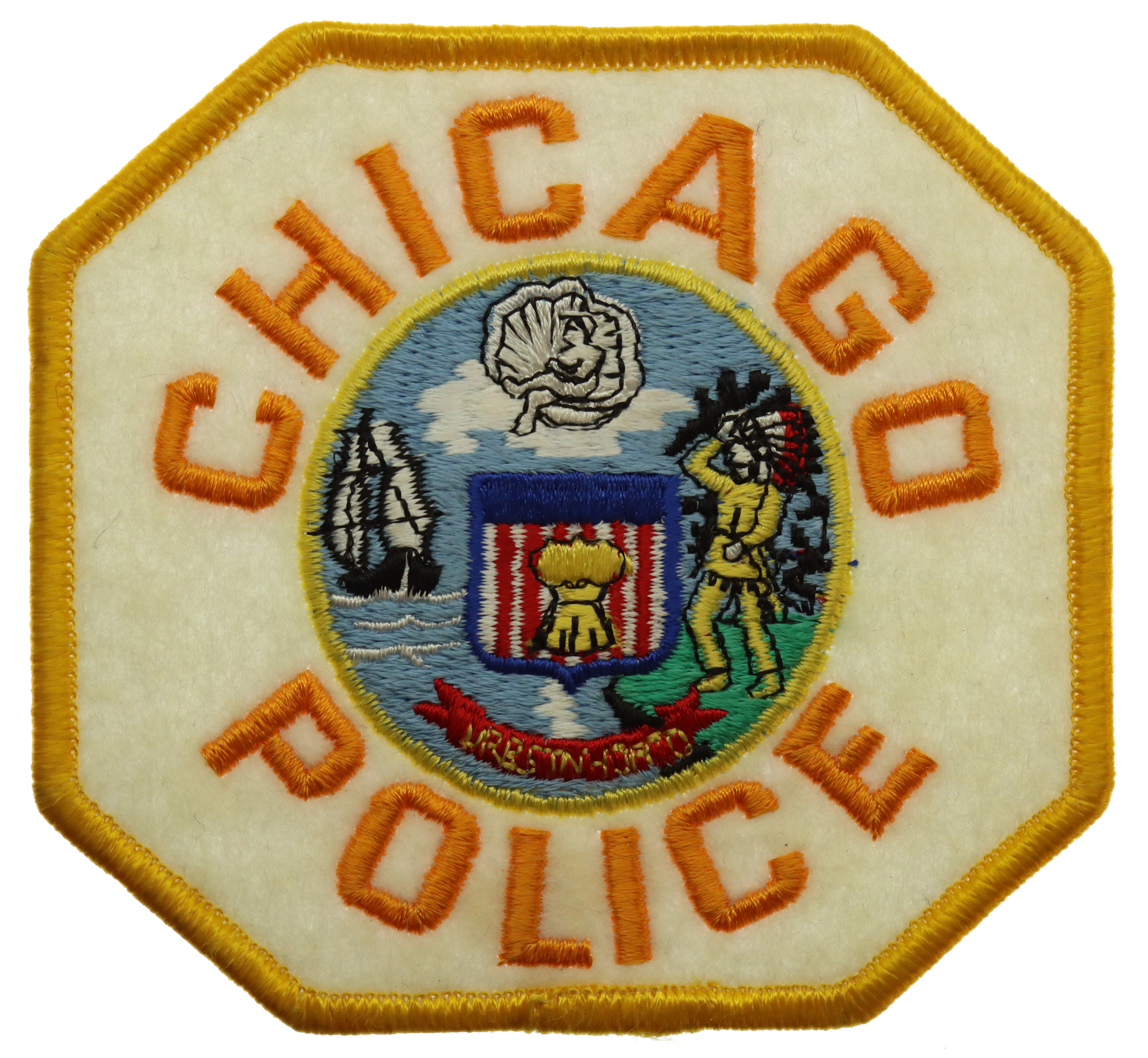 United States Chicago Police Cloth Patch Badge