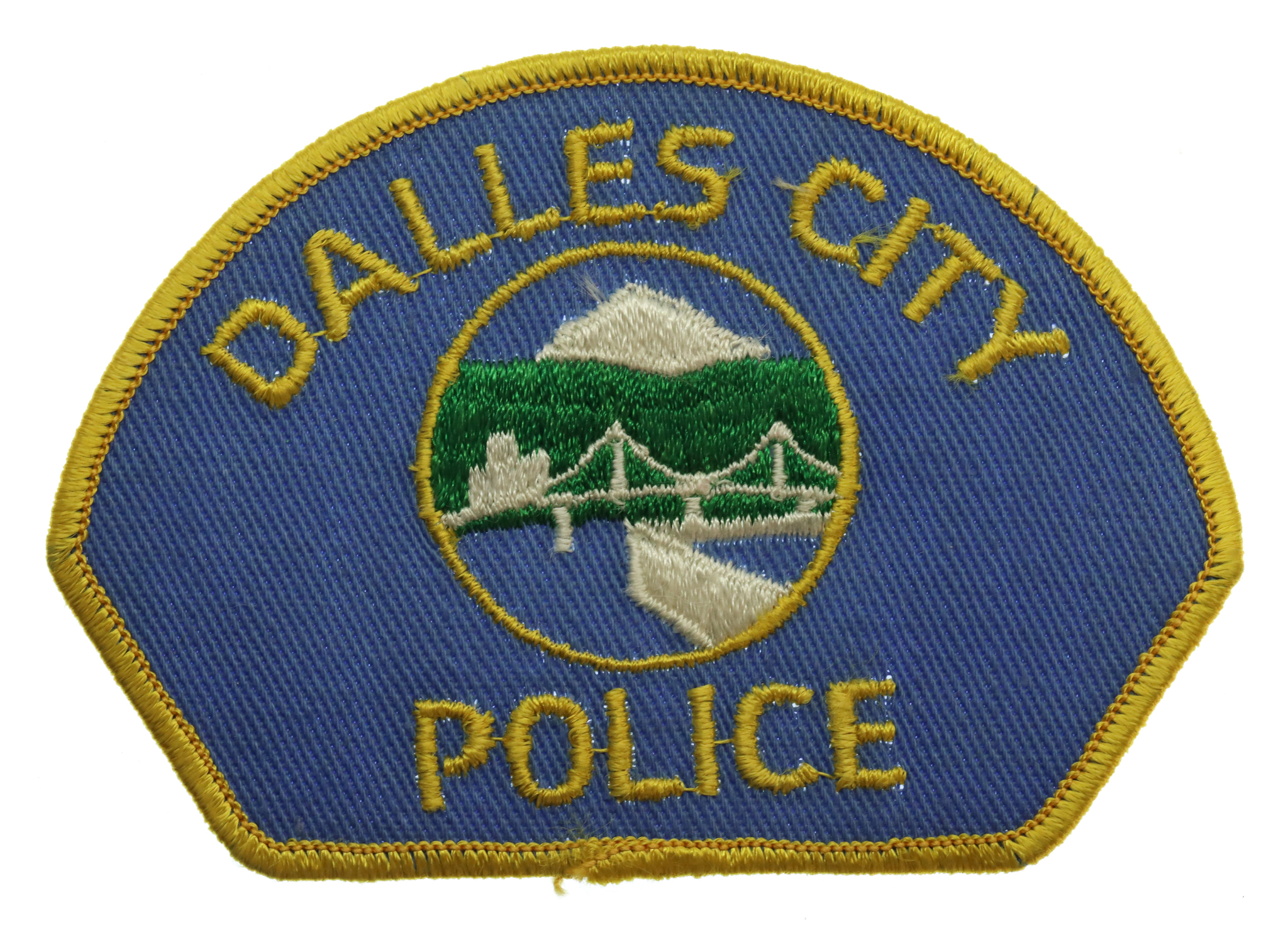 United States Dalles City Police Cloth Patch Badge