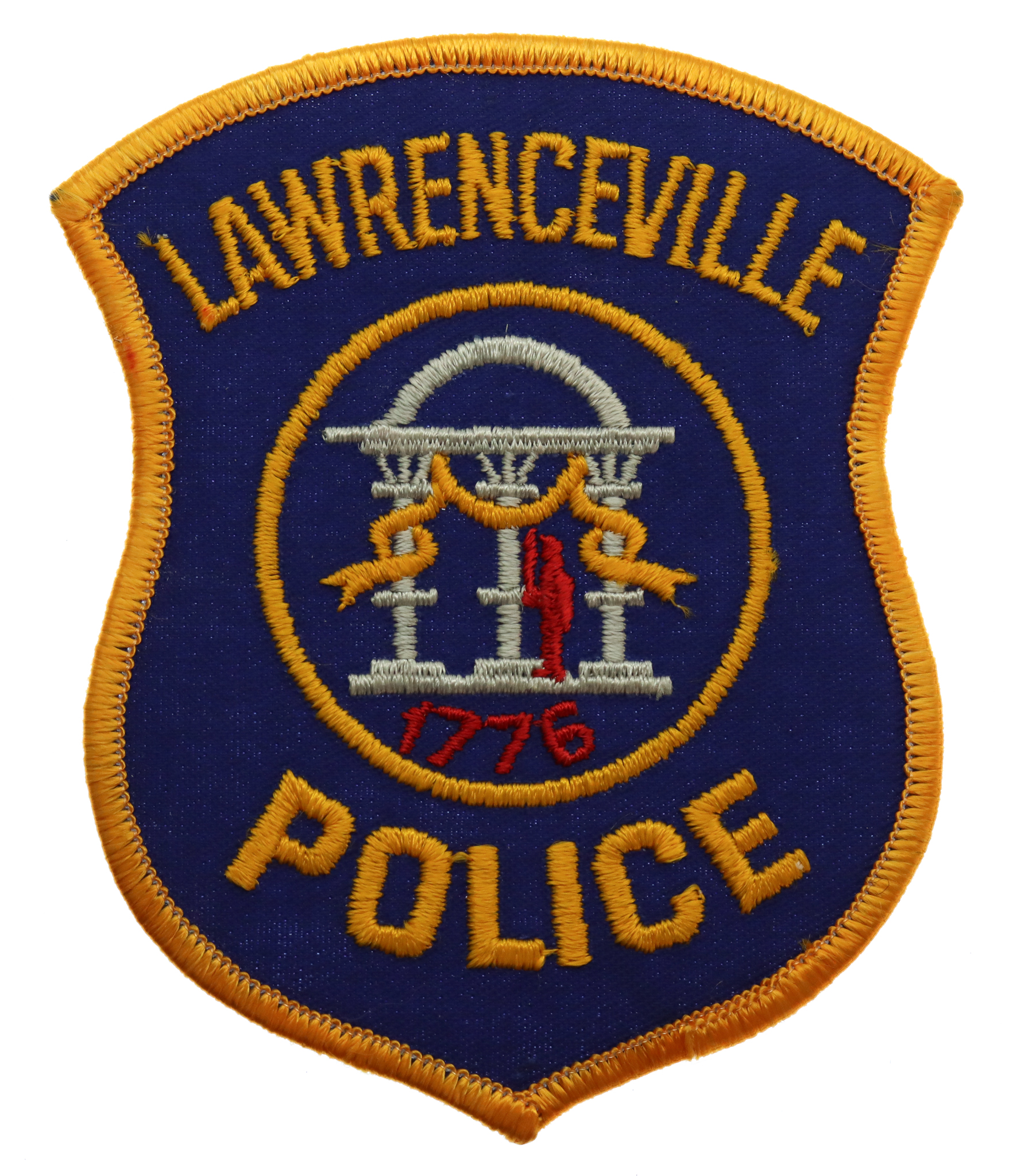 United States Lawrenceville Police Cloth Patch Badge