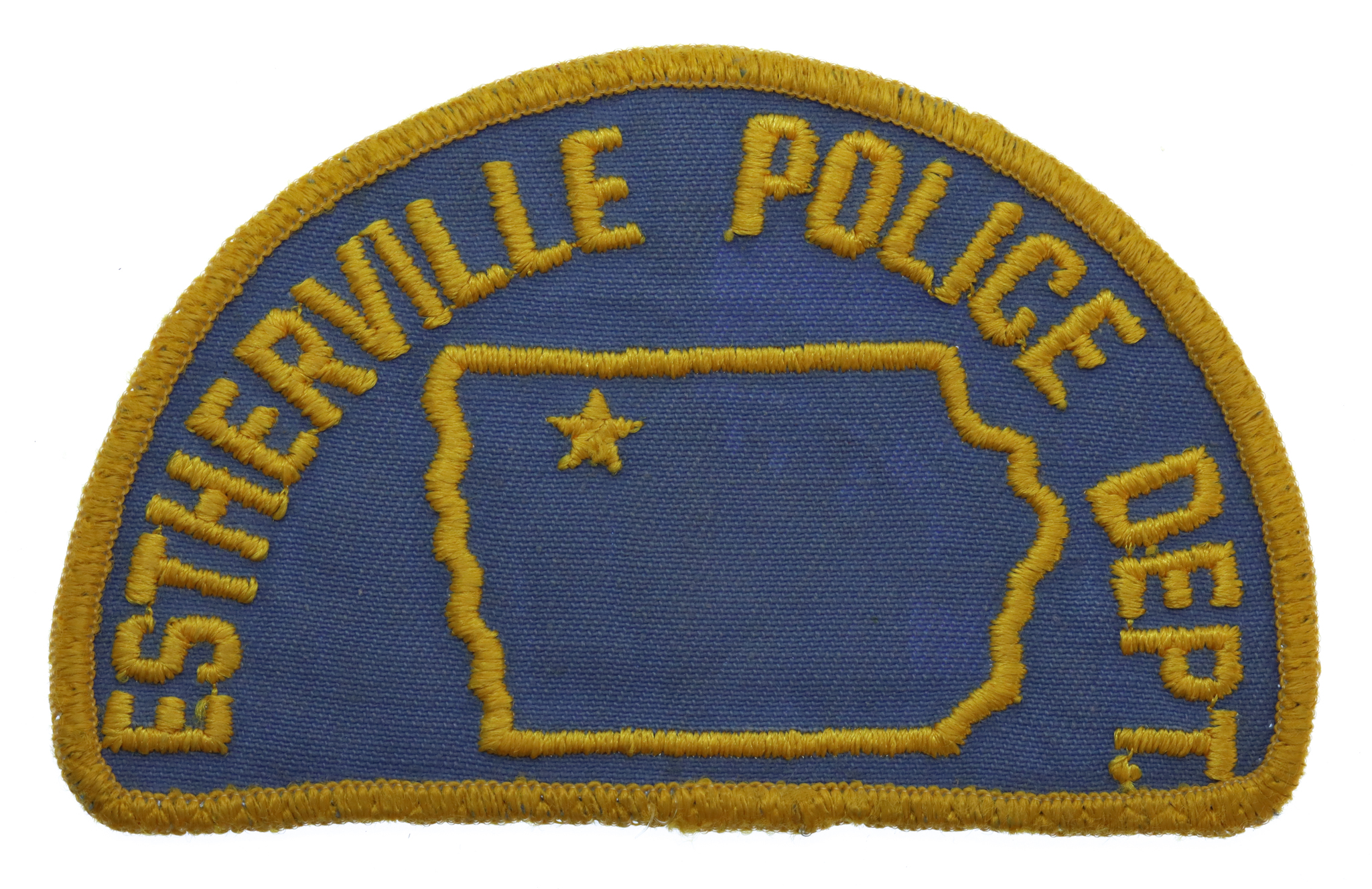 United States Estherville Police Dept. Cloth Patch Badge
