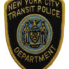 United States New York City Transit Police Department Cloth Patch Badge