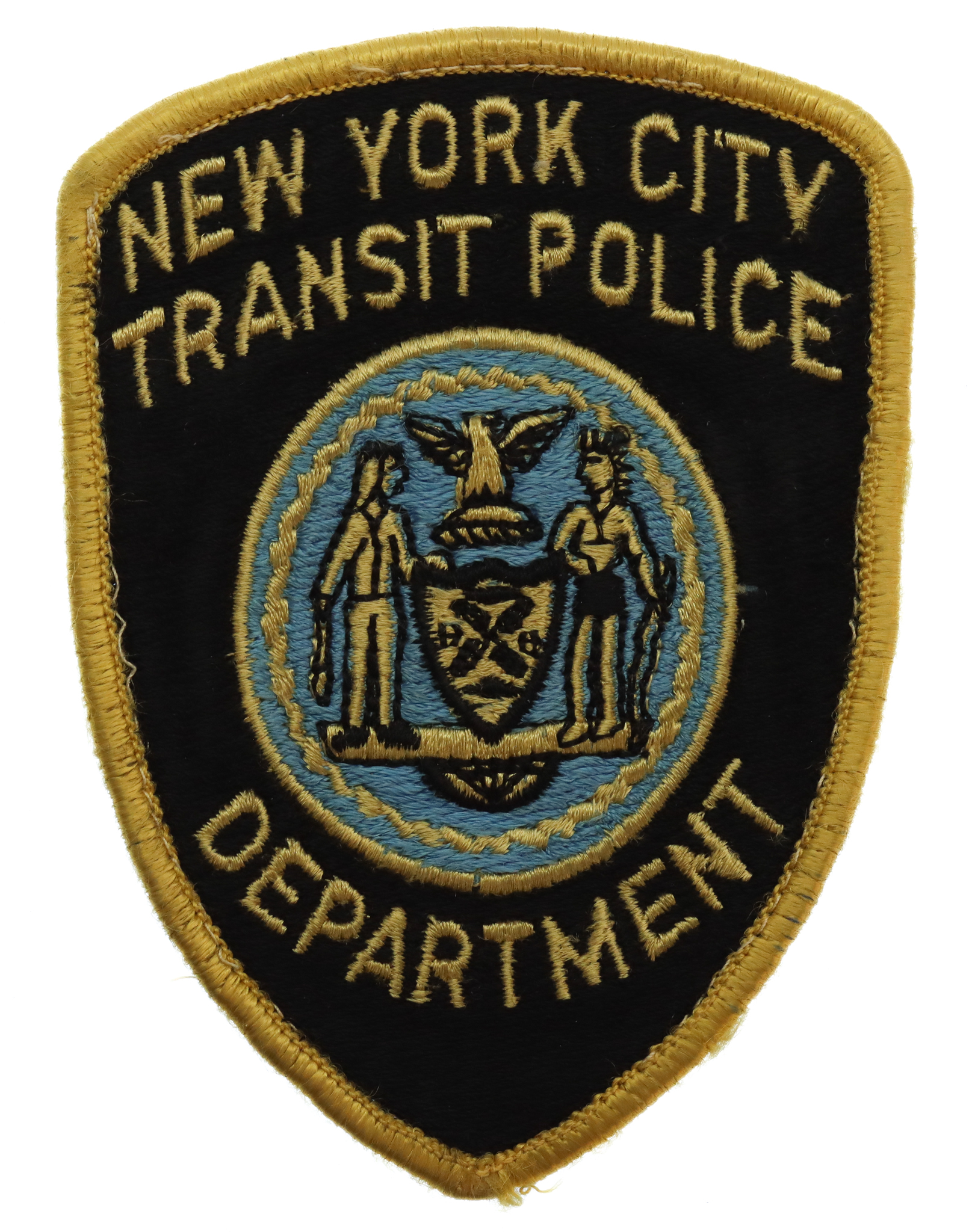 United States New York City Transit Police Department Cloth Patch Badge