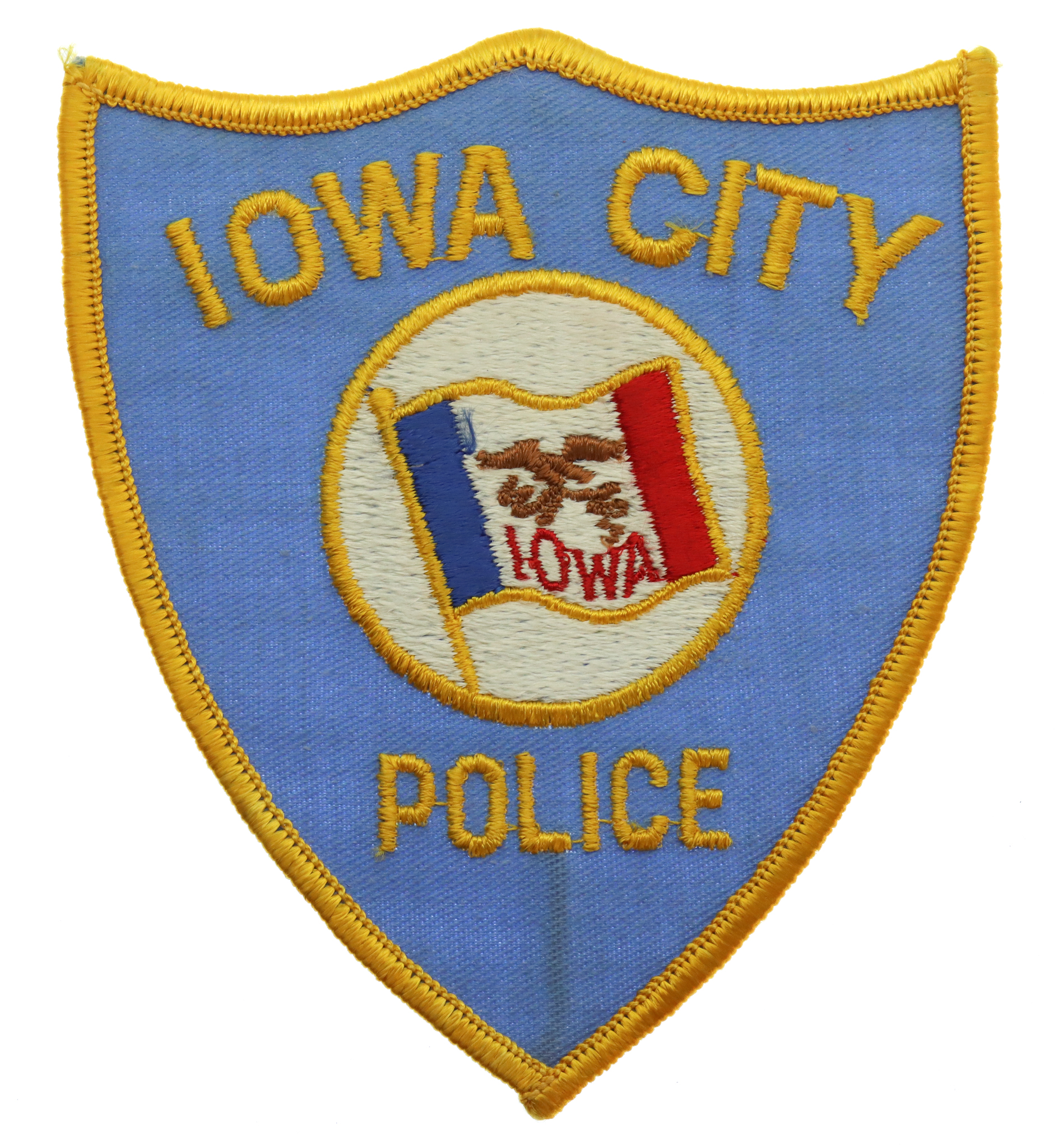 United States Iowa City Police Cloth Patch Badge