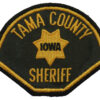 United States Tama County Iowa Sheriff Cloth Patch Badge