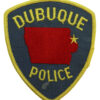 United States Dubuque Police Cloth Patch Badge