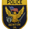 United States Newton I.A. Police Cloth Patch Badge