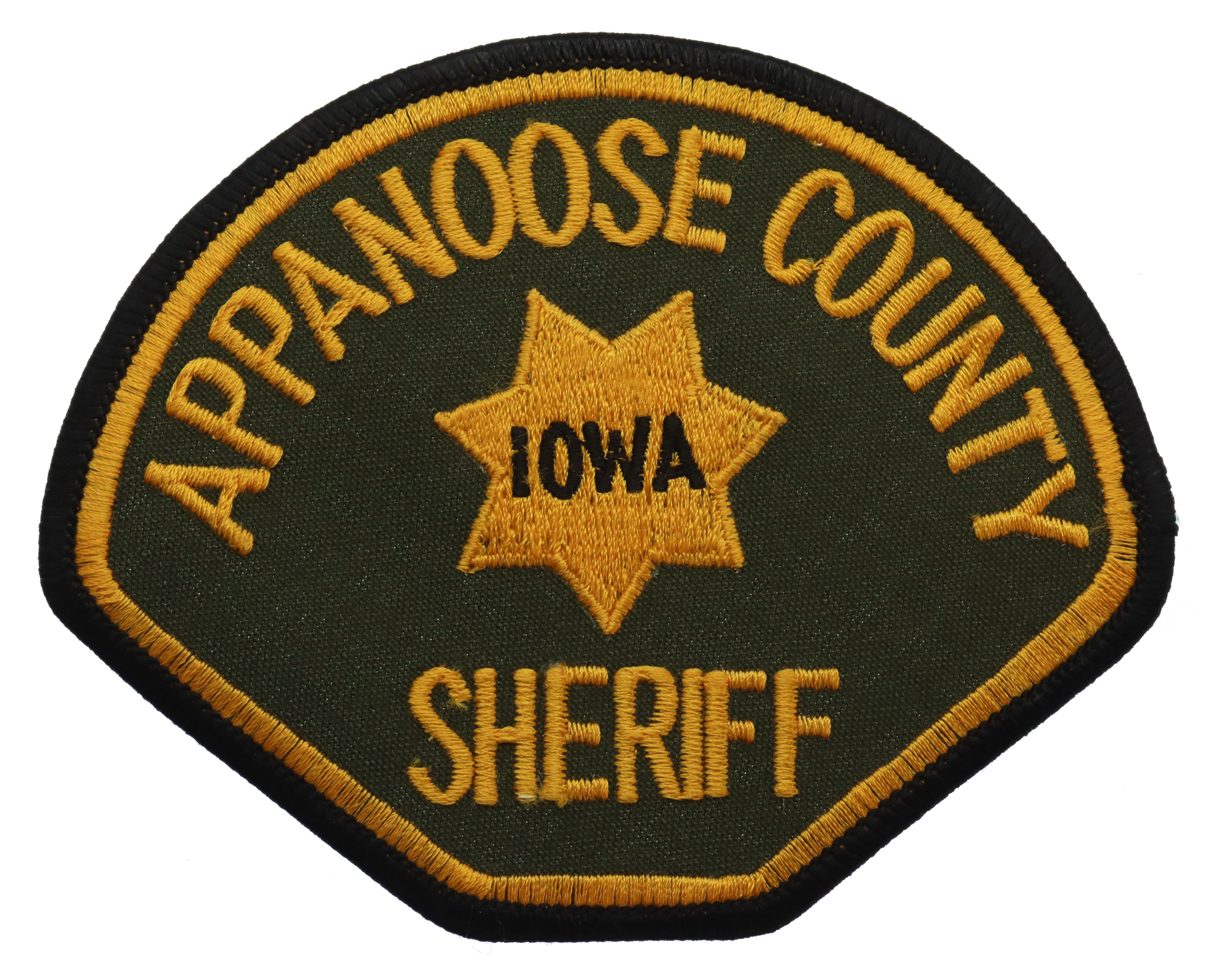United States Appanoose County Iowa Sheriff Cloth Patch Badge
