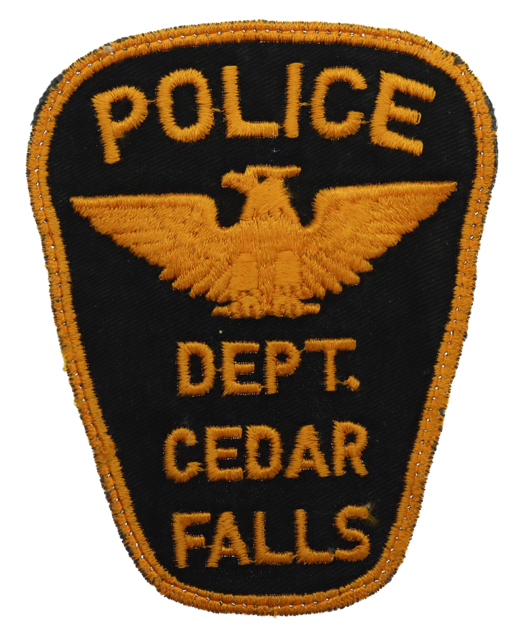 United States Cedar Falls Police Dept. Cloth Patch Badge