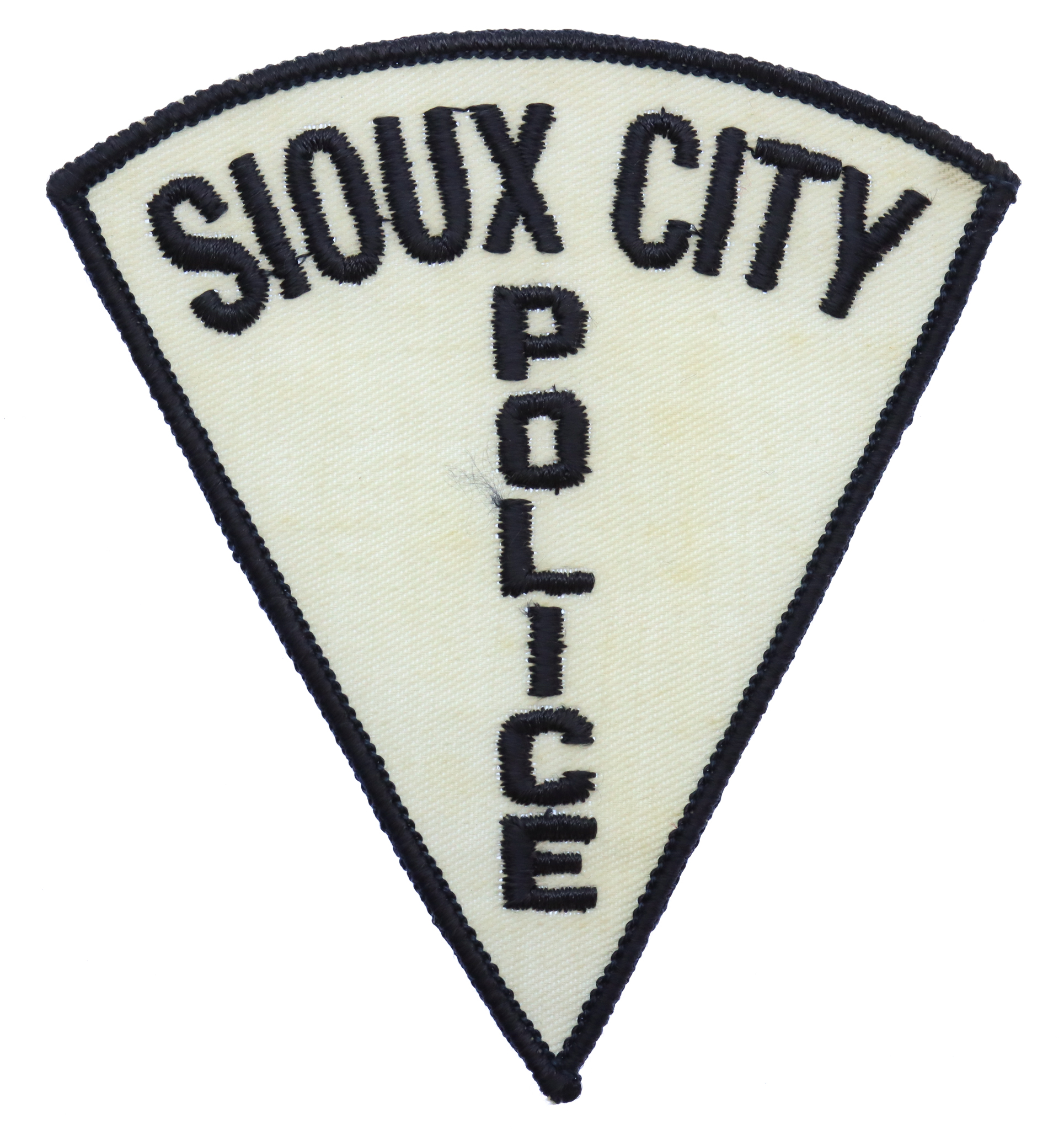 United States Sioux City Police Cloth Patch Badge