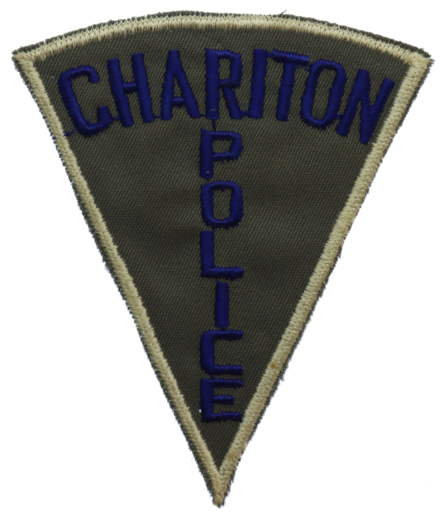 United States Chariton Police Cloth Patch Badge