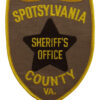 United States Spotsylvania County VA. Sheriff's Office Cloth Patch Badge