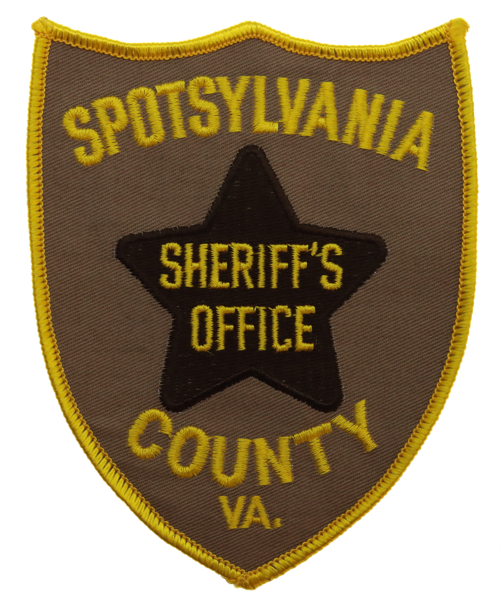 United States Spotsylvania County VA. Sheriff's Office Cloth Patch Badge