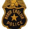 United States North English Police Cloth Patch Badge