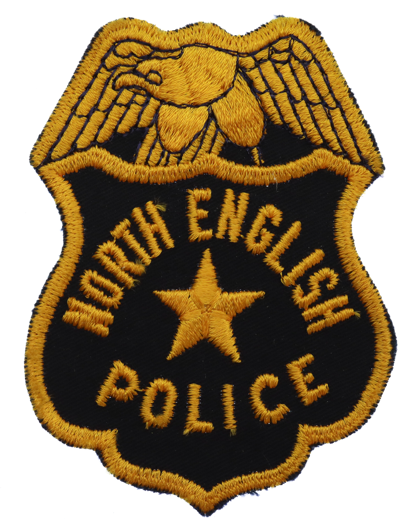 United States North English Police Cloth Patch Badge