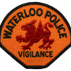 United States Waterloo Police Vigilance Cloth Patch Badge