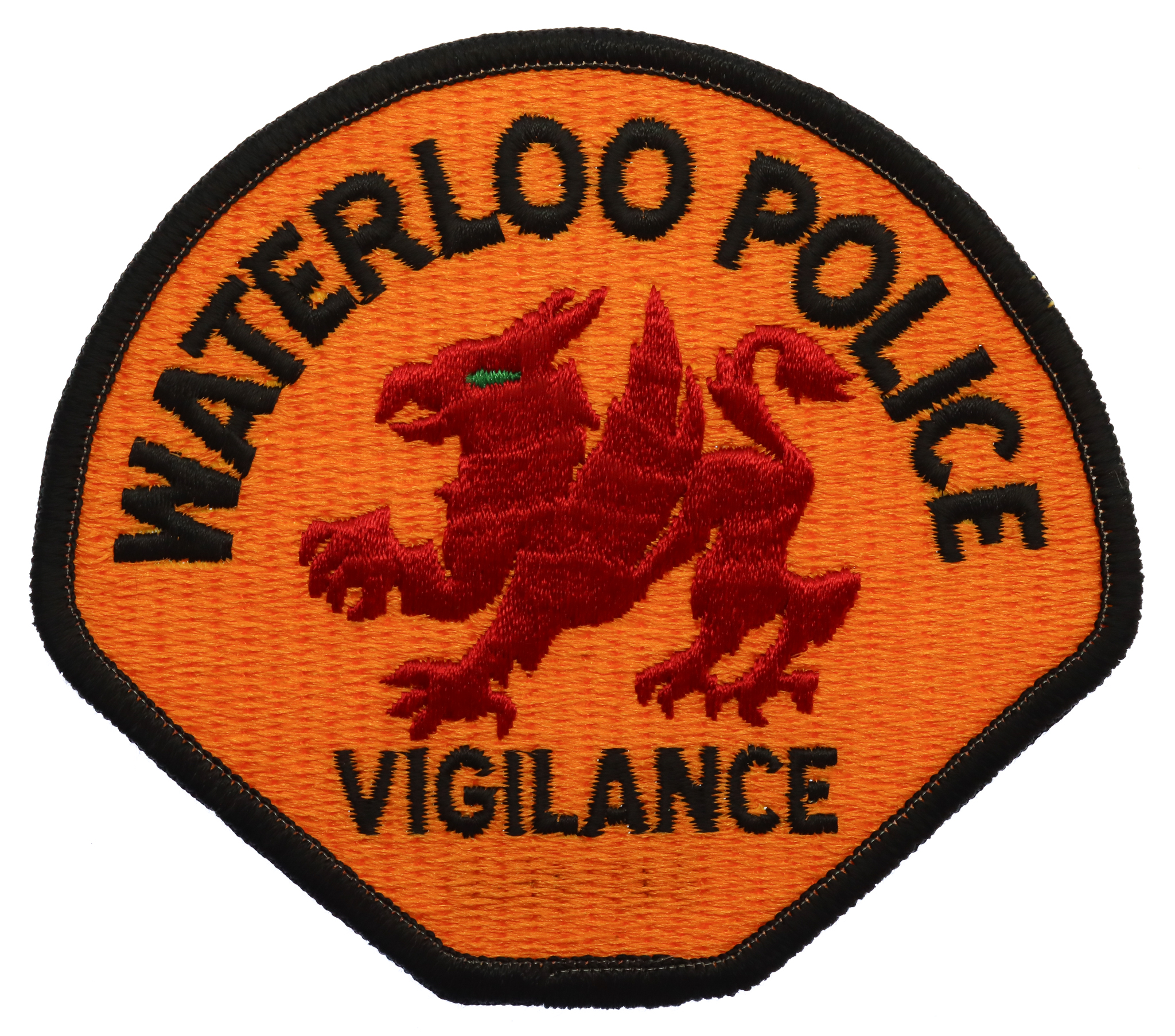 United States Waterloo Police Vigilance Cloth Patch Badge