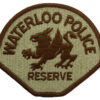 United States Waterloo Police Reserve Cloth Patch Badge