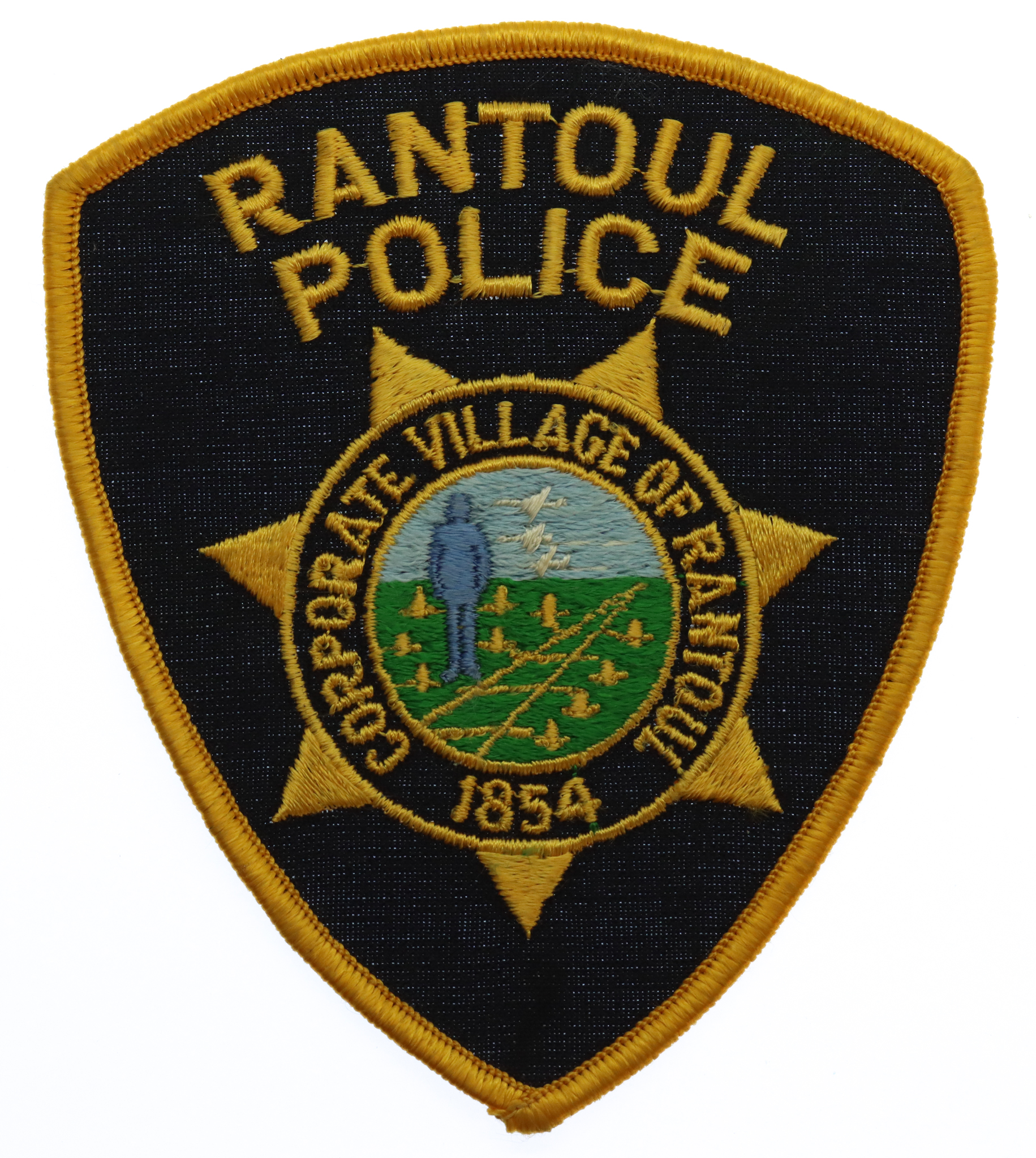 United States Rantoul Police Cloth Patch Badge