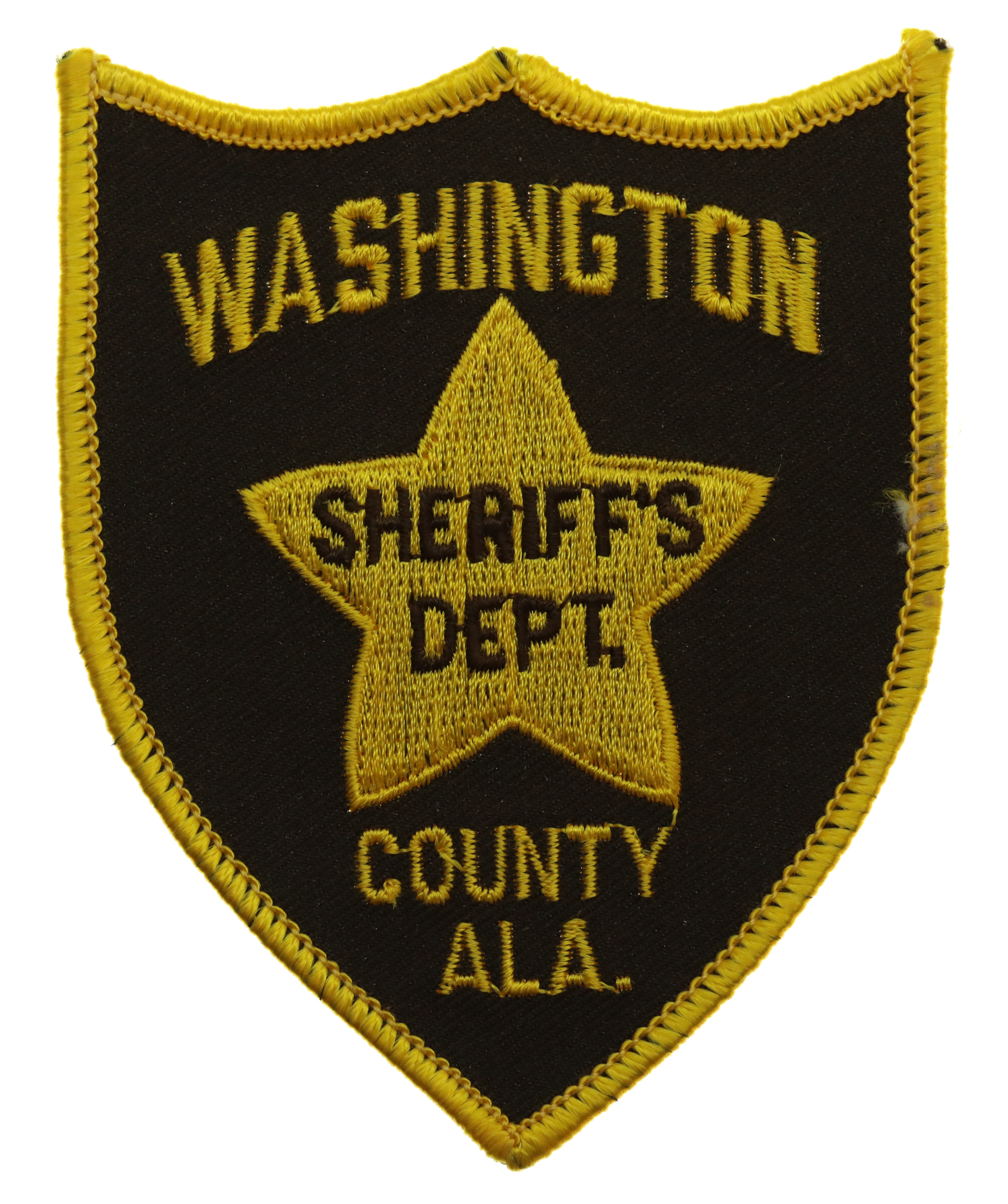 United States Washington County ALA. Sheriff's Dept. Cloth Patch Badge