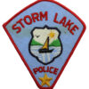 United States Storm Lake Police Cloth Patch Badge