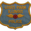 United States Loves Park Illinois Police Cloth Patch Badge