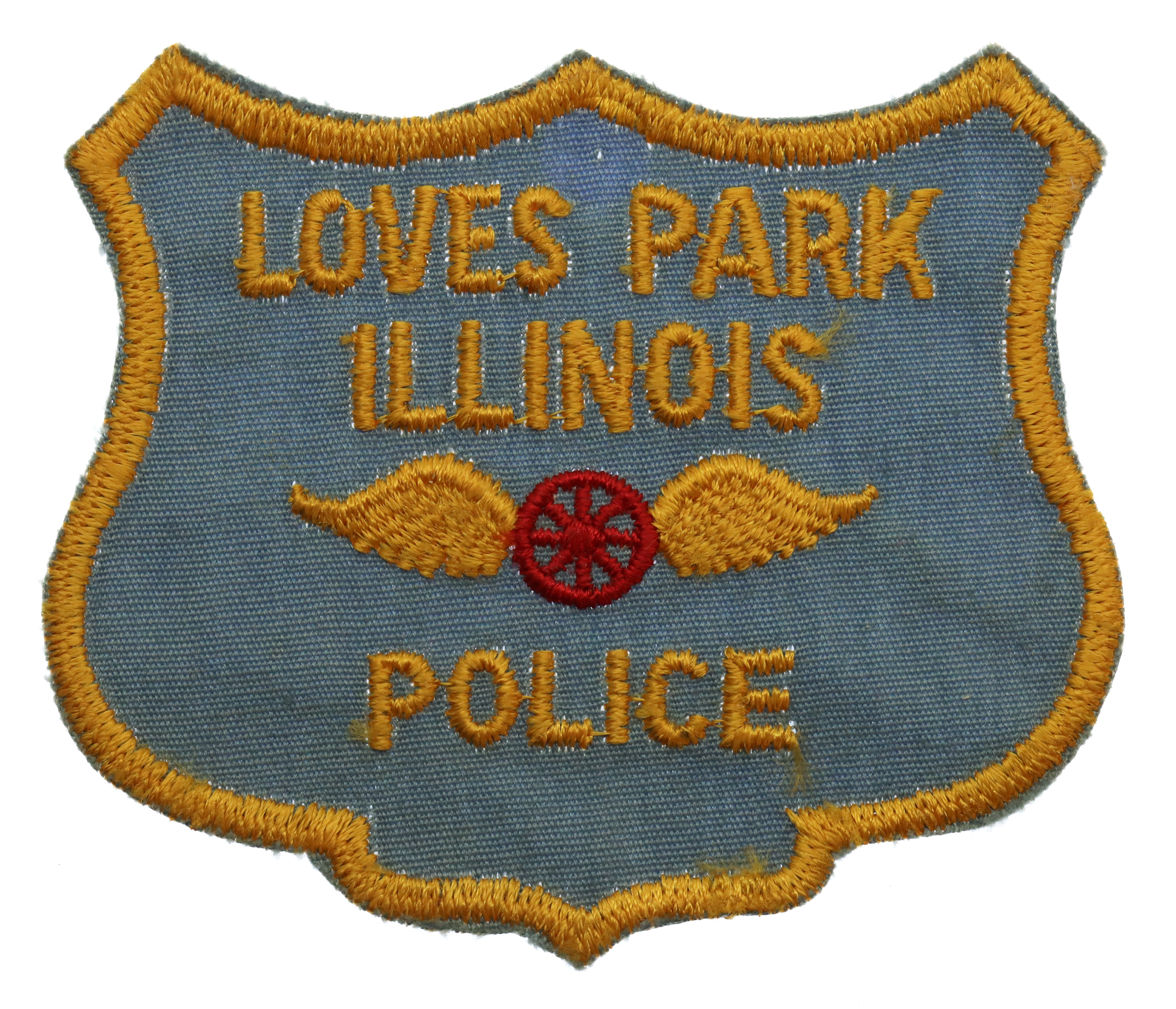 United States Loves Park Illinois Police Cloth Patch Badge