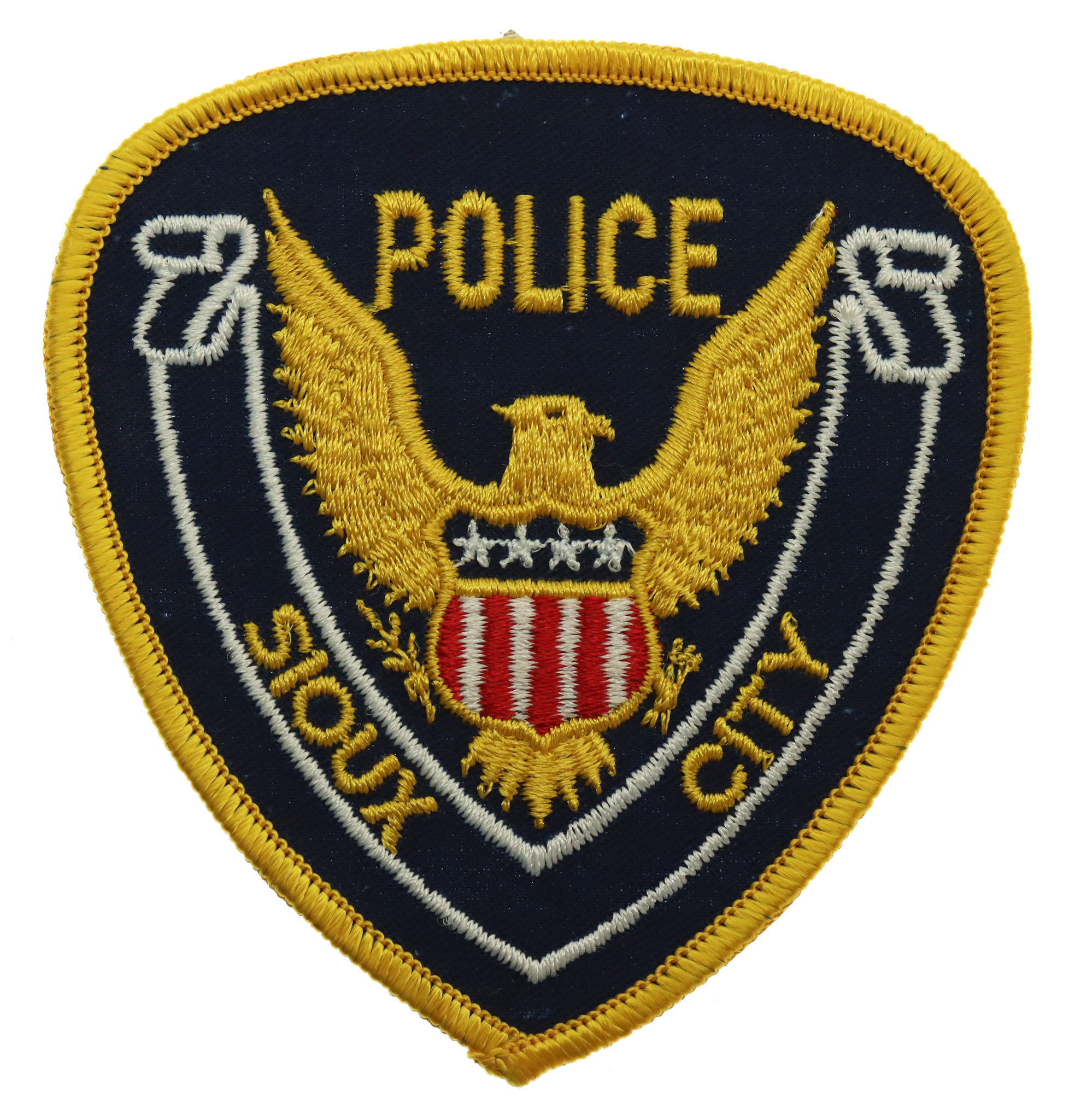United States Sioux City Police Cloth Patch Badge