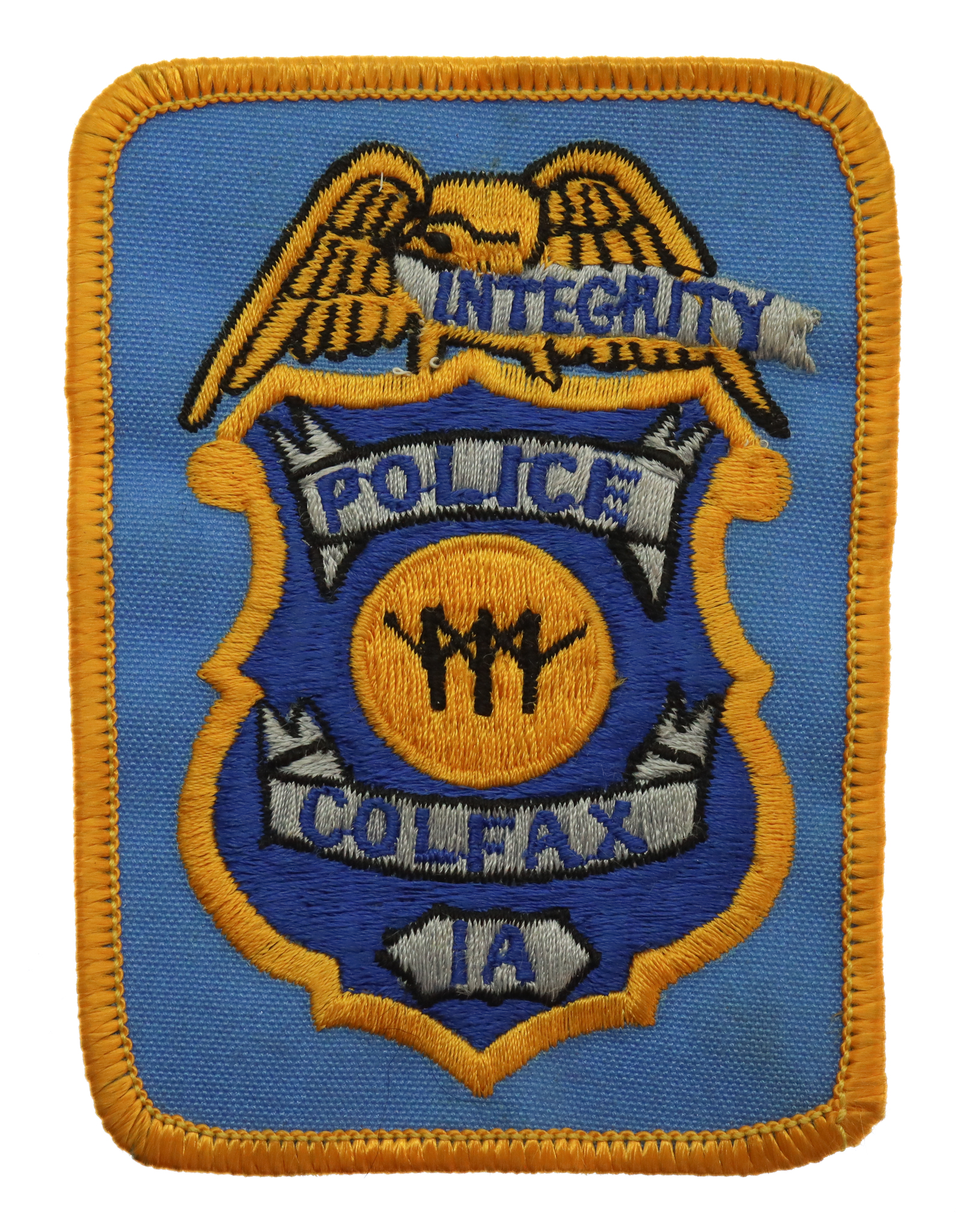 United States Colfax IA Police Cloth Patch Badge