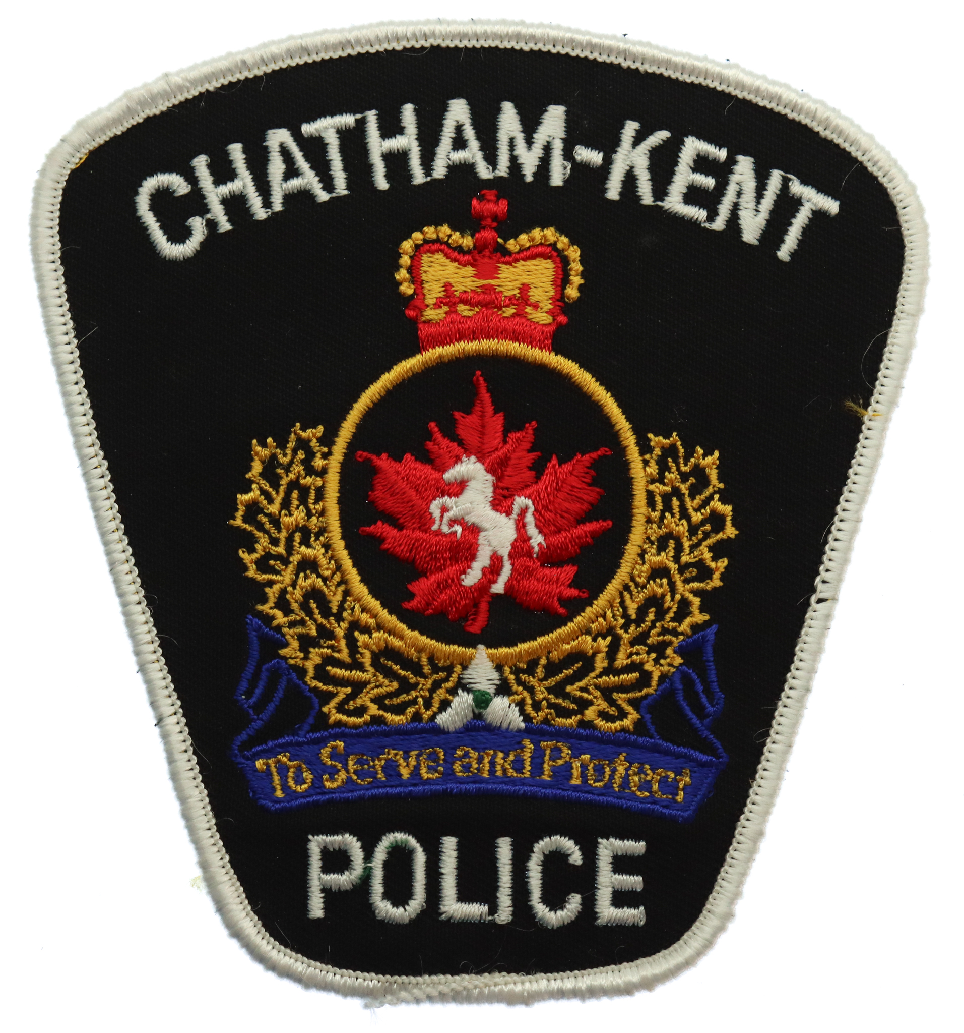 Canadian Chatham-Kent Police Cloth Patch Badge