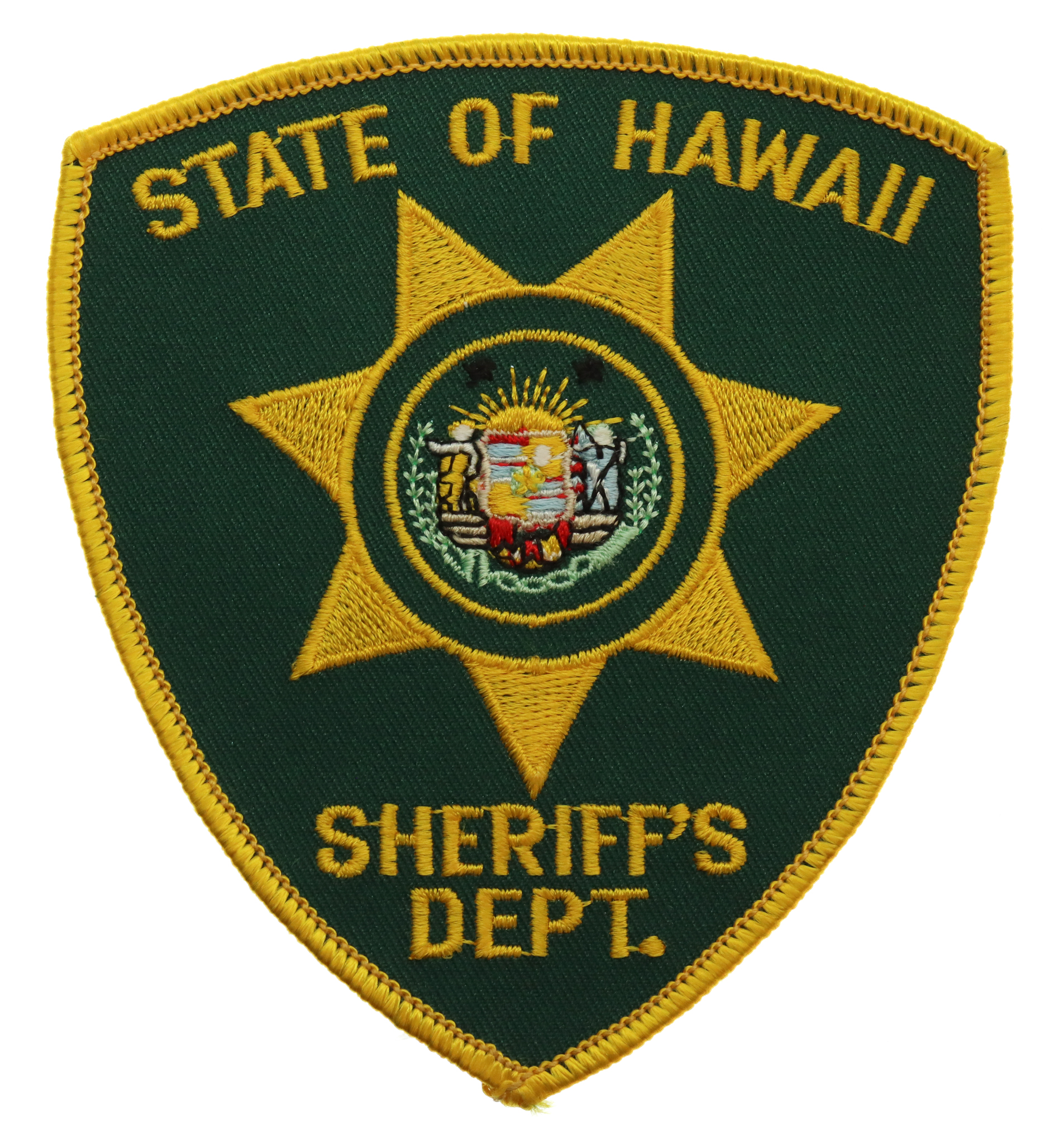 United States State of Hawaii Sheriff's Dept. Cloth Patch Badge