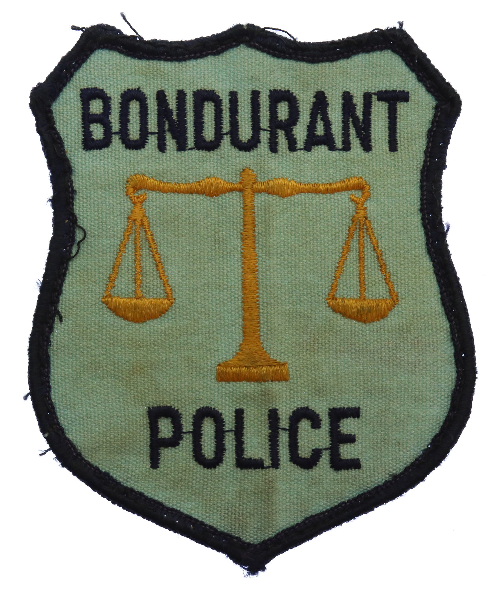 United States Bondurant Police Cloth Patch Badge