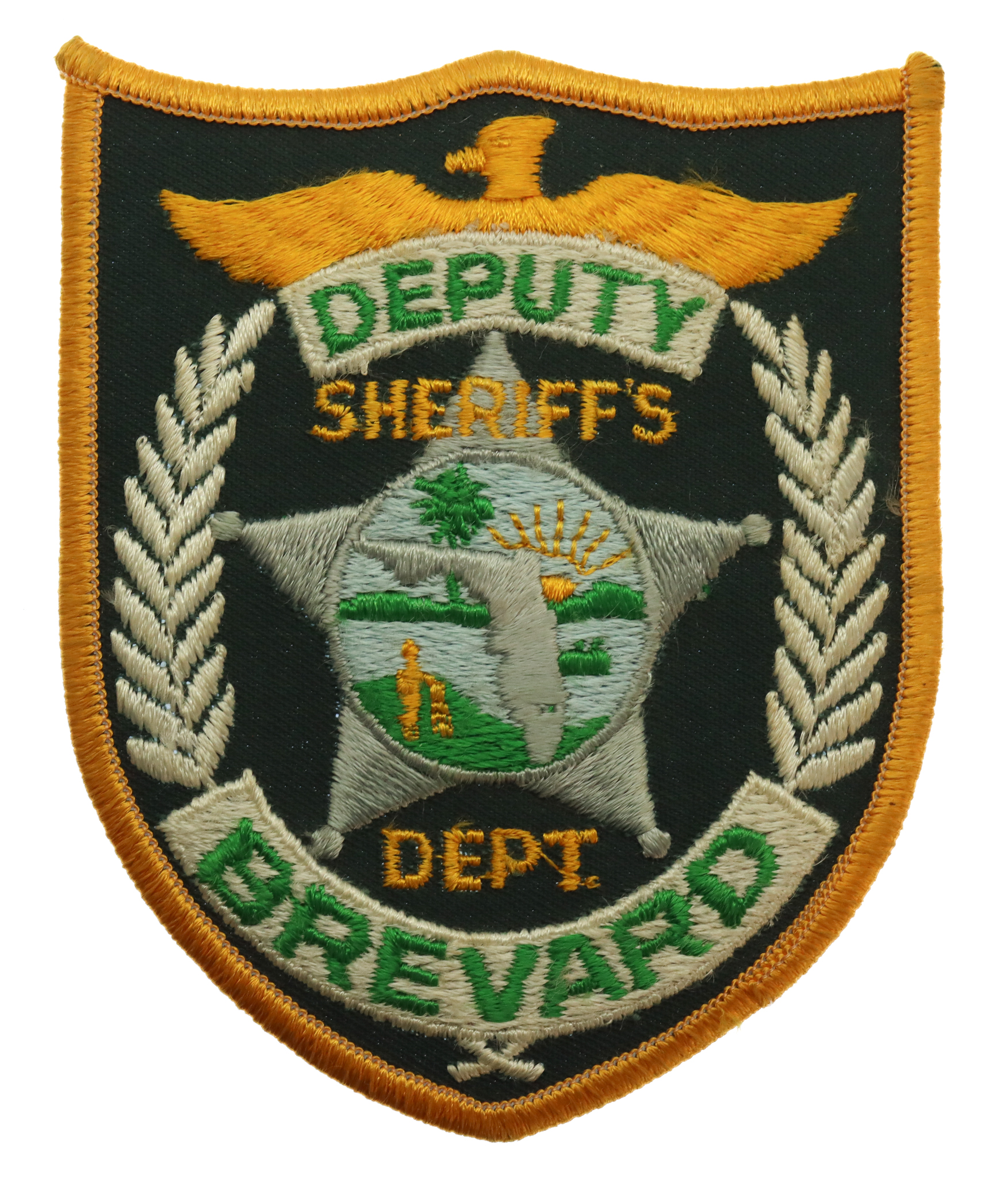 United States Brevard Sheriff's Dept. Deputy Cloth Patch Badge