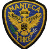United States Manteca Police Cloth Patch Badge