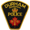 Canadian Durham Regional Police Cloth Patch Badge